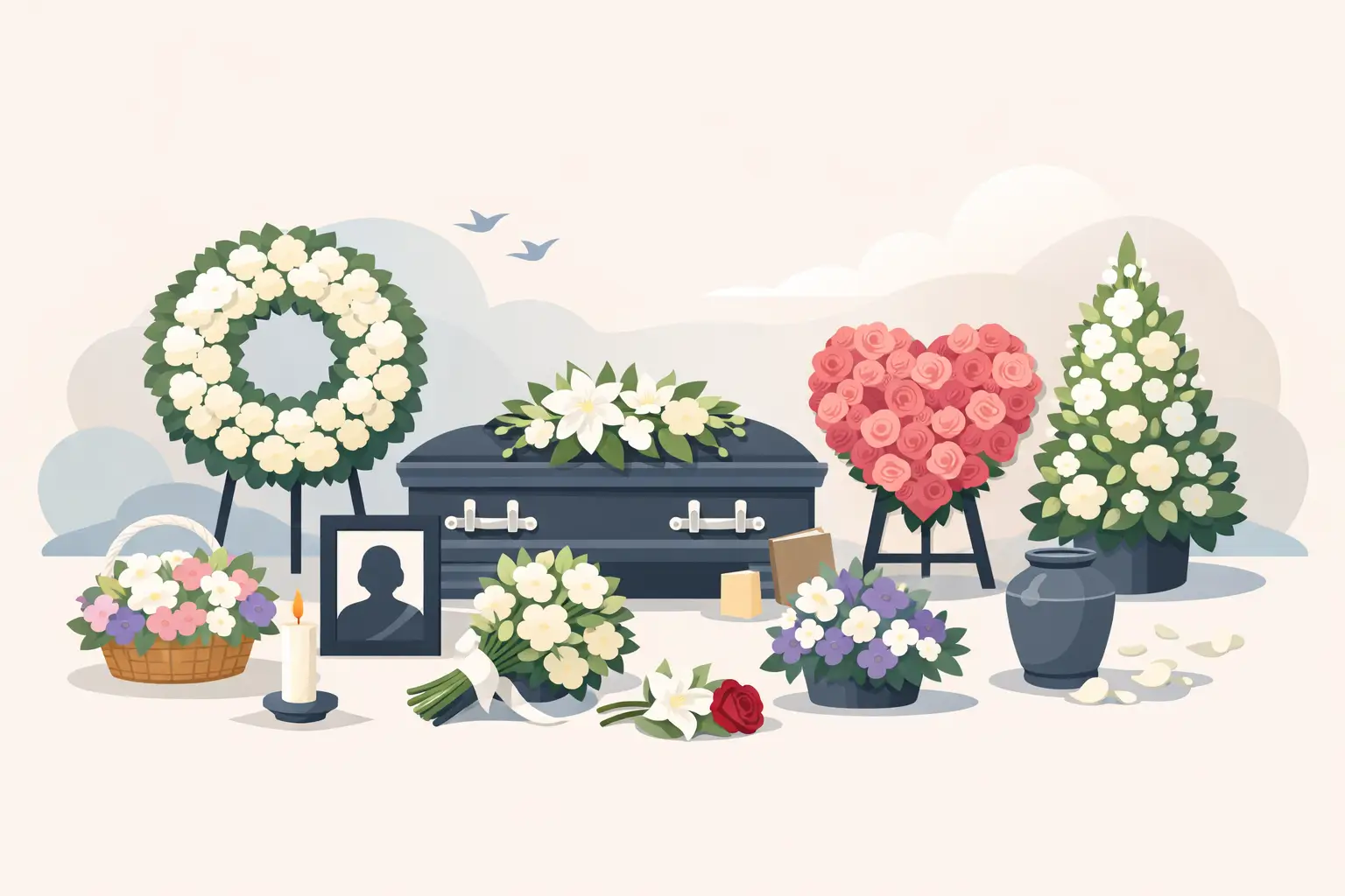 12 Funeral Flower Tribute Ideas 12 Funeral Flower Tribute Ideas