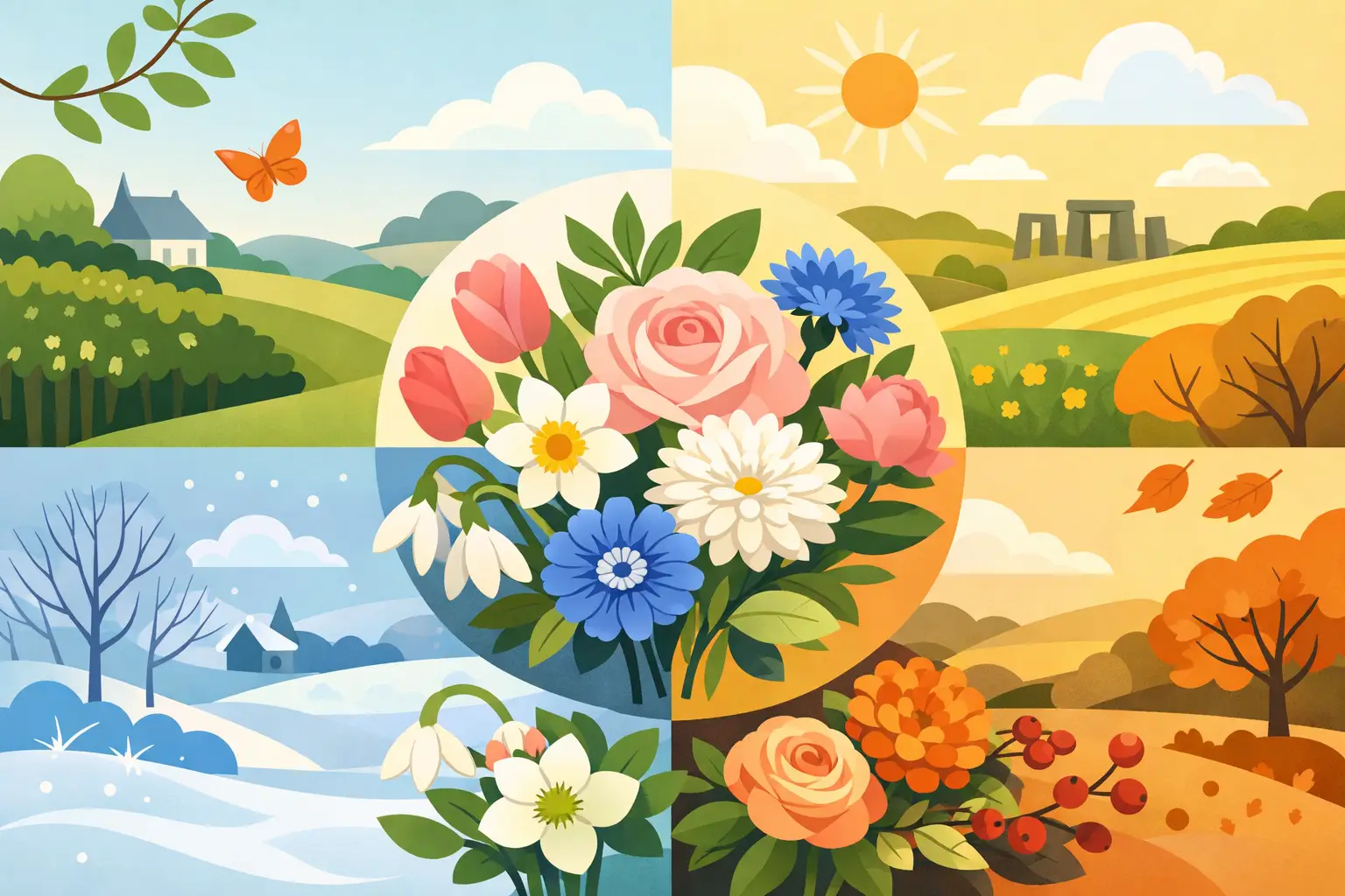 British Cut Flowers Guide for Every Season