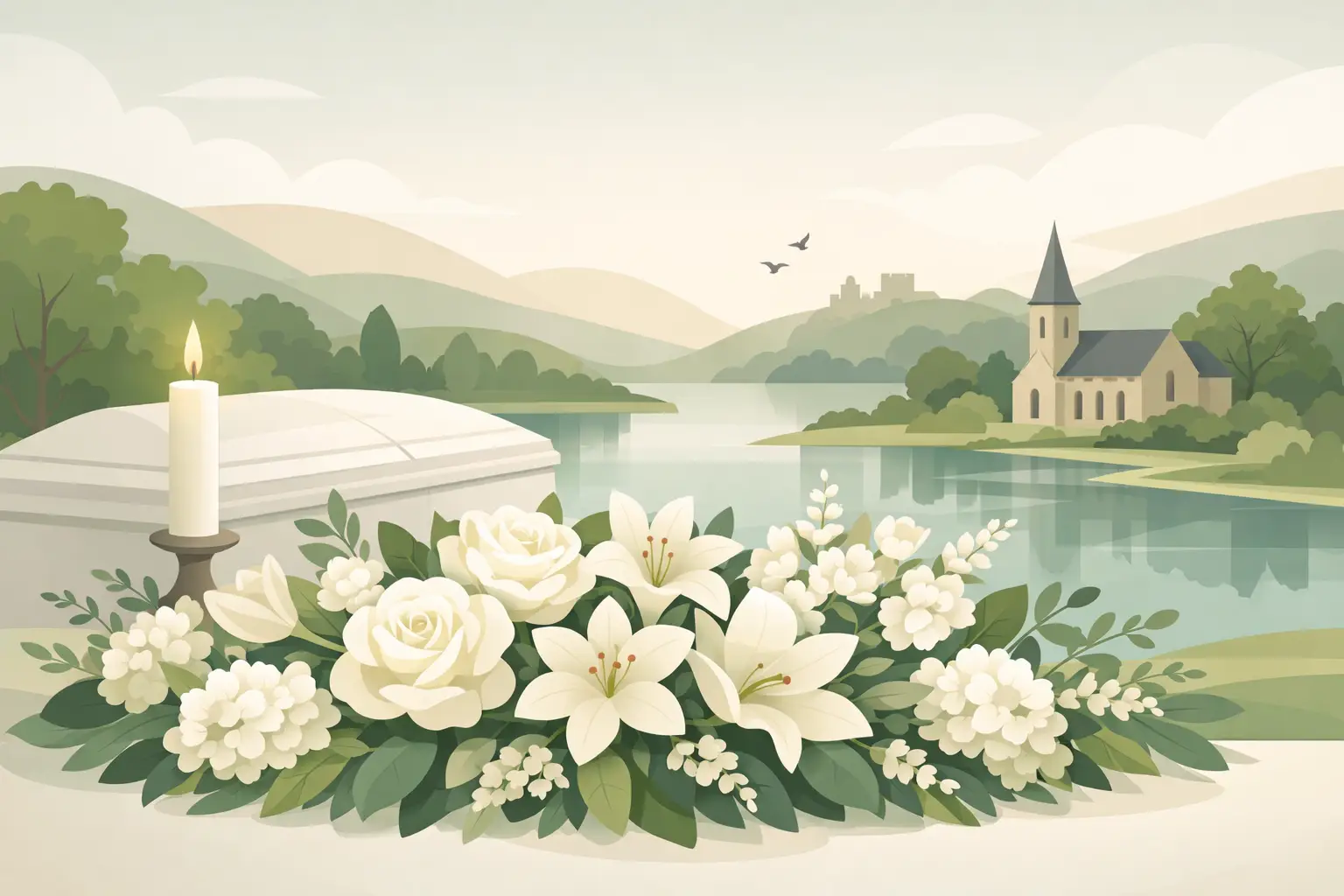 Luxury Funeral Flowers Derbyshire