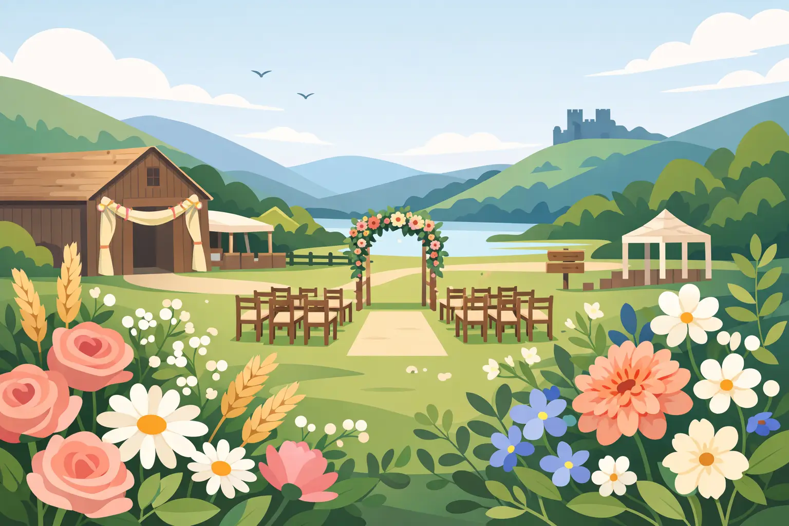 Best Flowers for Country Weddings in Derbyshire Best Flowers for Country Weddings in Derbyshire