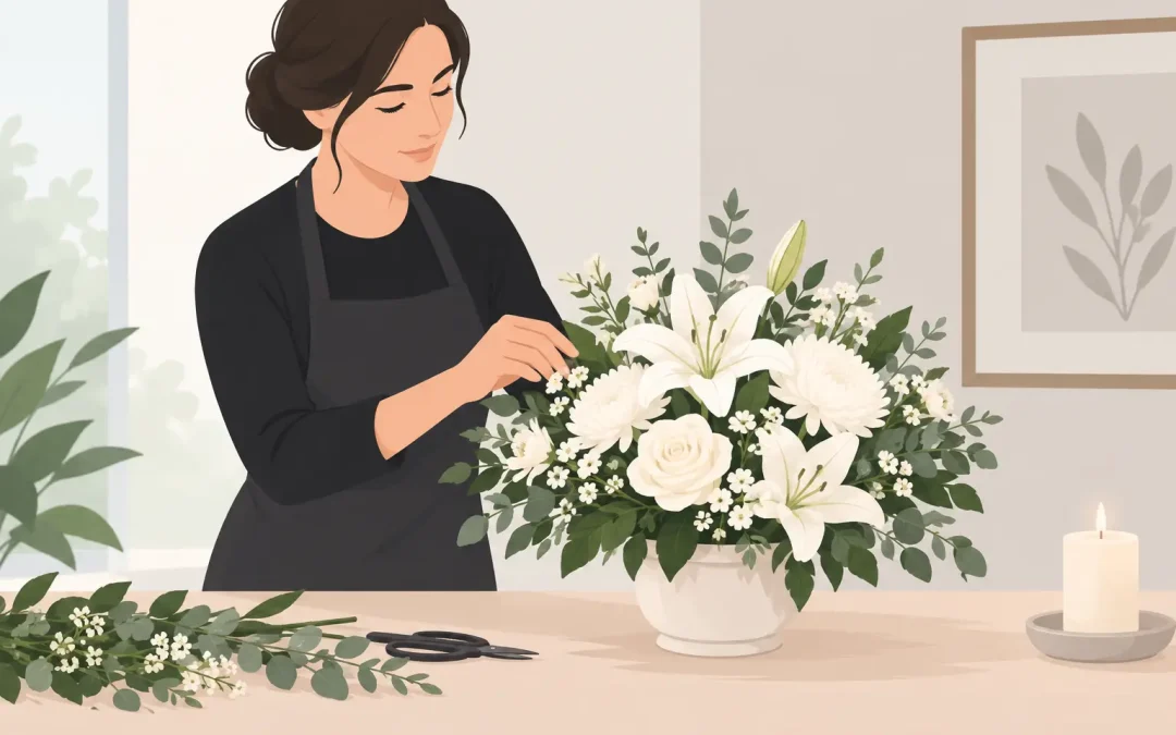 How to Arrange Farewell Flowers with Care
