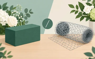 Sweetpea Macfie Chesterfield Florist Floral Foam Versus Chicken Wire: Which Works?